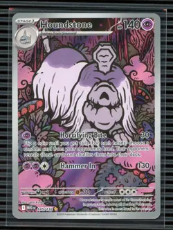 2025 Pokemon MEG EN-Mega Evolutions 145/132 Houndstone - Image 1