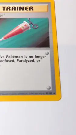 Pokemon TCG Base Set Trainer Full Heal 82/102 Uncommon LP - Image 4