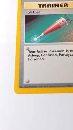 Pokemon TCG Base Set Trainer Full Heal 82/102 Uncommon LP - Image 5