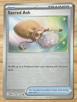 Sacred Ash Trainer 168/182 Destined Rivals Pokemon TCG Pack Fresh Near Mint NM - Image 1
