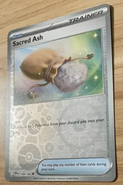 Sacred Ash Trainer 168/182 Destined Rivals Pokemon TCG Pack Fresh Near Mint NM - Image 2