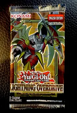 YuGiOh Lightning Overdrive Booster Pack 1st Edition English x1 New Sealed TCG - Image 1