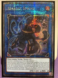 BLTR-EN095 Spright Sprind Quarter Century Secret Rare 1st YuGiOh - Image 1
