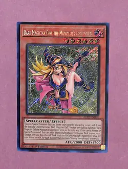 Dark Magician Girl the Magician's Apprentice ALIN-EN004 Secret Rare Yugioh - Image 1