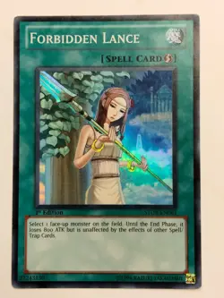 Yugioh Forbidden Lance 1st edition STOR-EN061 Super Rare Near Mint NM - Image 1