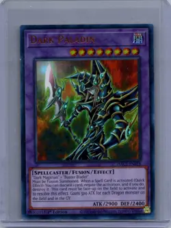*** DARK PALADIN *** MINT 1ST EDITION ULTRA RARE DUEL TERMINAL HAC1-EN018 YUGIOH - Image 2