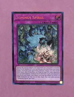 Yugioh! 1x Dominus Spiral DOOD-EN079 Secret Rare 1st Ed NM-MT - Image 1