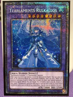 DABL-EN039 Tearlaments Rulkallos, Starlight Rare, 1st Edition Mint YuGiOh Card - Image 1