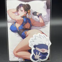 Chun Li Anime Waifu Card Doujin ACG Goddess Holo - Image 2