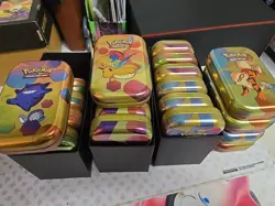 23x EMPTY Pokemon TCG 151 Mini Tin NO PACKS/CARDS - Image 1