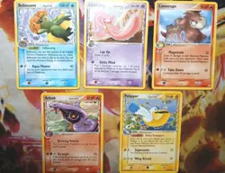 Pokemon Card Lot Of 5 Non-Holo Delta Species Cards LP-MP - Image 1