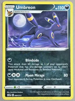 Umbreon - McDonalds 2024 - Non Holo M24 Exclusive 009/015 Promo Pokemon Card NM - Image 1