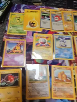 1999 Pokemon Partial BASE SET With 36 Different Cards Lot RARES A Few Shadowless - Image 2