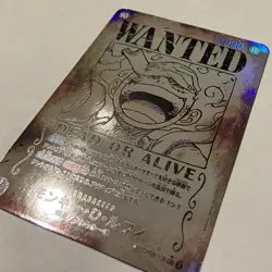 One Piece Monkey D Luffy Wanted Poster OP05-119 Proxy Replica Card| READ DESC - Image 3