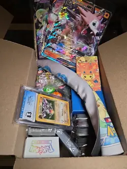 Pokemon Card Lot IR Ex Vintage Accessories Card Sleeves CGC Graded Modern Bulk - Image 1