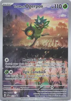 Teal Mask Ogerpon - Promo SV: Scarlet & Violet Promo Cards 123 NM - Image 1