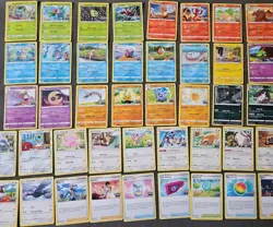 Pokemon GO TCG Complete Base Set Common & Uncommon Bundle 42 Cards - Image 1