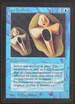 Copy Artifact Beta MTG Card Magic: the Gathering 1993 - Image 1