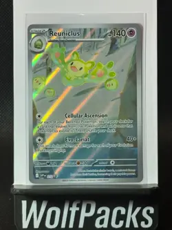 2025 Pokemon TCG - PROMO Card SVP EN Reuniclus #212 Full Art Holo - Image 1
