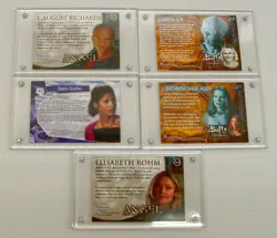 Buffy the Vampire Slayer, Angel and Andromeda Autograph Cards ( 5 different ) - Image 2