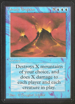 Volcanic Eruption Beta MTG Card Magic: the Gathering 1993 - Image 1