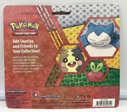 2021 New Pokemon Trading Card Game Snorlax Morpeko & Applin With Coin Brand New - Image 2