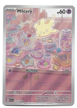 Pokemon Card TCG - Milcery 152/142 Illustration Rare Stellar Crown Near Mint - Image 1