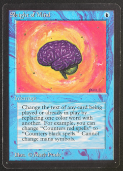 Sleight of Mind Beta MTG Card Magic: the Gathering 1993 - Image 1