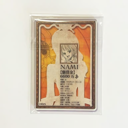E541 Nami Japanese One Piece Status Acrylic Card Collection - Image 2
