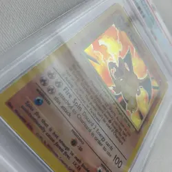 1999 Pokemon Game Charizard Holo Base Set Unlimited #4 Card Rare PSA 1 - Image 5