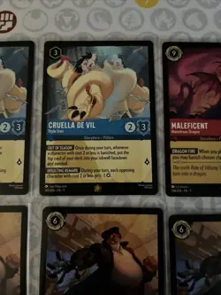 Disney Lorcana Fabled Lot Of 9 Legendary Cards All Pack Fresh & Into Protection - Image 3