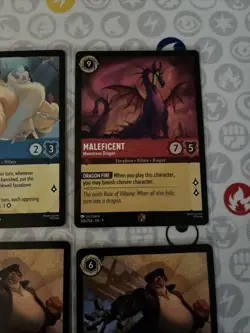 Disney Lorcana Fabled Lot Of 9 Legendary Cards All Pack Fresh & Into Protection - Image 4