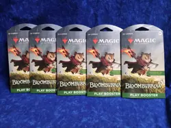 Lot Of 5 Bloomburrow Play Booster Packs Magic The Gathering - Image 1