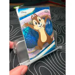 Topps Chrome Disney Chip Blue Refractor /150 #26 Chip n' Dale - Image 2