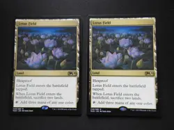 2x Lotus Field NM/LP [Core Set 2020 M20] Mtg Magic Free Tracking! - Image 1