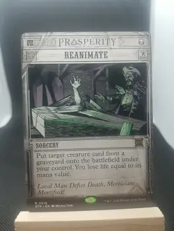 Reanimate Outlaws of Thunder Junction: Breaking News Regular Magic MTG - Image 1