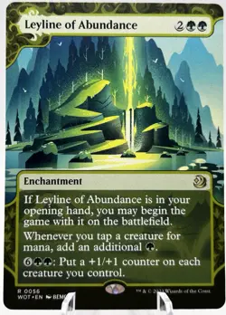 Leyline of Abundance 0056 Wilds of Eldraine Enchanting Tales WOT MTG NM - Image 1