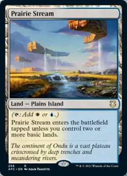 PRAIRIE STREAM x1 ~mtg NM-M Forgotten Realms Commander Rare - Image 1