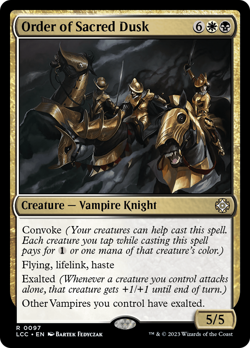 Order of Sacred Dusk - 97 - Commander: The Lost Caverns of Ixalan - Image 1