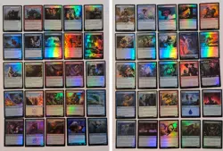 Magic the Gathering 50 Holo Foil bulk lot mixed sets Used MTG FL302 - Image 1