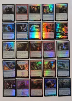 Magic the Gathering 50 Holo Foil bulk lot mixed sets Used MTG FL302 - Image 5