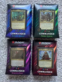 Magic the Gathering: Commander 2019 Set of 4 Sealed Decks - Image 1