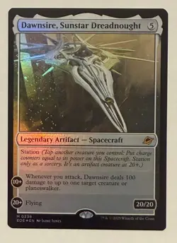 Dawnsire, Sunstar Dreadnought Foil - Mythic - Edge of Eternities MTG - Image 1