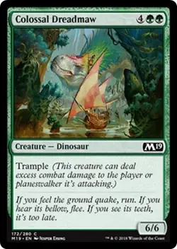 COLOSSAL DREADMAW ~mtg NM-M M19 Magic 2019 Com x4 - Image 1