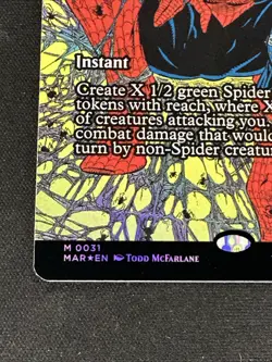 Arachnogenesis (Borderless) Marvel Universe Eternal-Legal Foil #0031 NM MTG - Image 2