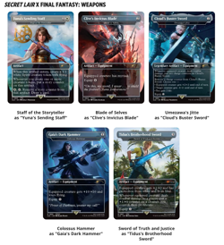 MTG Secret Lair x Final Fantasy: Weapons NON-FOIL Sealed English Magic FF NEW - Image 2