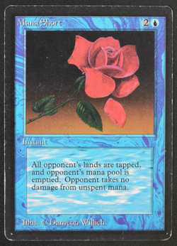 Mana Short Beta MTG Card Magic: the Gathering 1993 - Image 1
