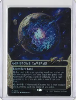 Gemstone Caverns (0016) (Borderless) Edge of Eternities: Stellar Sights FOIL - Image 1