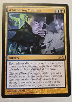 2013 Wizard Coast Magic The Gathering Gatecrash Whispering Madness 207 Game Card - Image 1