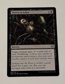 MTG Drown in Ichor - Phyrexia All Will Be One LP - Image 1